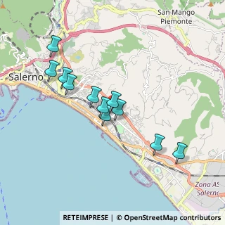 Mappa Via John Fitzgerald Kennedy, 84132 Salerno SA, Italia (1.75)