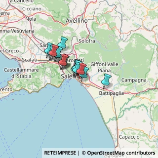 Mappa Via John Fitzgerald Kennedy, 84132 Salerno SA, Italia (8.73647)
