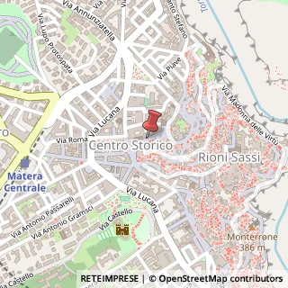 Mappa Via San Biagio, 7, 75100 Matera, Matera (Basilicata)