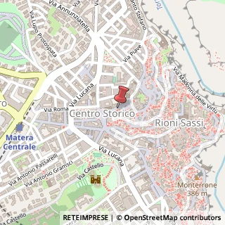 Mappa Via San Biagio, 22, 75100 Matera, Matera (Basilicata)