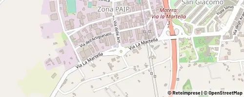 Mappa Matera