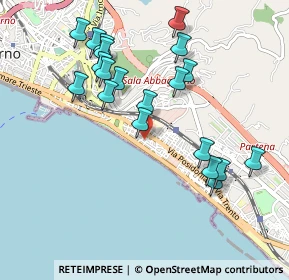 Mappa Via Alfredo de Crescenzo, 84127 Salerno SA, Italia (1.0575)