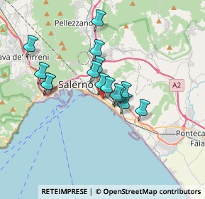 Mappa Via Alfredo de Crescenzo, 84127 Salerno SA, Italia (2.922)