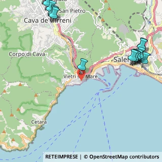 Mappa Via Cristoforo Colombo, 84019 Vietri Sul Mare SA, Italia (3.42875)
