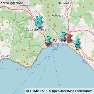 Mappa Via Cristoforo Colombo, 84019 Vietri Sul Mare SA, Italia (3.58727)
