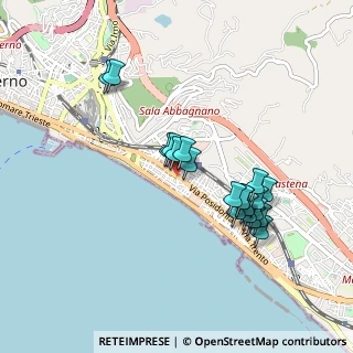 Mappa Via XX Settembre, 84127 Salerno SA, Italia (0.896)