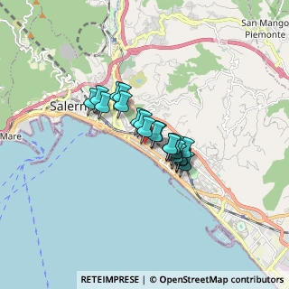 Mappa Via XX Settembre, 84127 Salerno SA, Italia (1.0845)