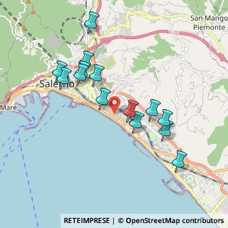 Mappa Via XX Settembre, 84127 Salerno SA, Italia (1.95214)