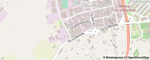 Mappa Matera