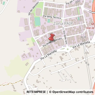 Mappa Via dell'Artigianato, 45, 75100 Matera, Matera (Basilicata)