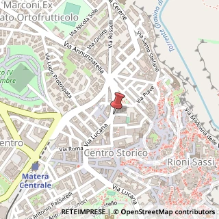 Mappa Via XX Settembre, 40, 75100 Matera, Matera (Basilicata)