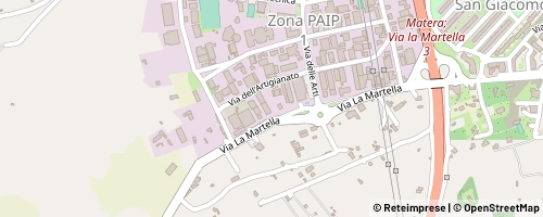 Mappa Matera
