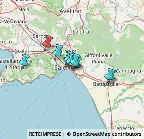 Mappa Via Gabriele D'Annunzio, 84133 Salerno SA, Italia (8.46636)