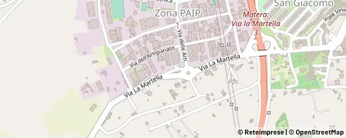 Mappa Matera