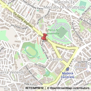 Mappa Via Giovanni XXIII, 12, 75100 Matera, Matera (Basilicata)