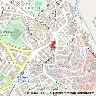 Mappa Vico Fornaci, 9, 75100 Matera, Matera (Basilicata)