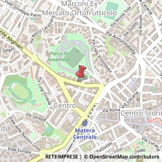 Mappa Via Dante Alighieri, 11 h, 75100 Matera, Matera (Basilicata)