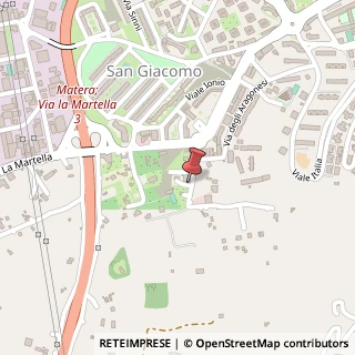 Mappa Via la Martella, 25, 75100 Matera, Matera (Basilicata)