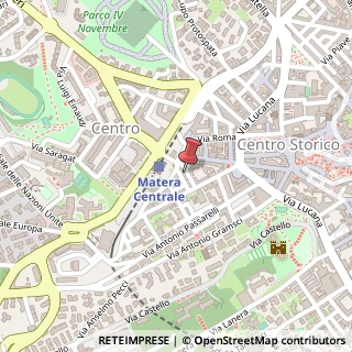 Mappa Via Gerardo Guerrieri, 11, 75100 Matera, Matera (Basilicata)