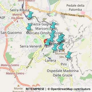 Mappa Via Francesco D'Alessio, 75100 Matera MT, Italia (0.73417)