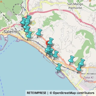 Mappa Via Medaglie D'Oro, 84132 Salerno SA, Italia (2.24778)