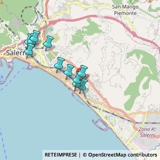 Mappa Via Medaglie D'Oro, 84132 Salerno SA, Italia (1.87091)