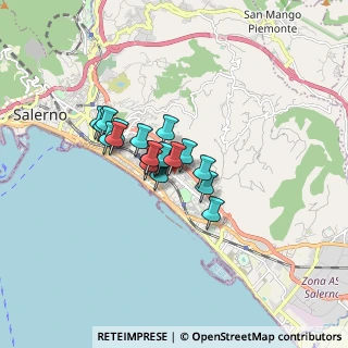 Mappa Via Medaglie D'Oro, 84132 Salerno SA, Italia (1.1165)