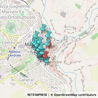 Mappa Salita Castelvecchio, 75100 Matera MT, Italia (0.32)