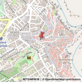 Mappa Via del commercio, 75100 Matera, Matera (Basilicata)