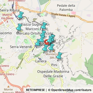 Mappa Via del Corso, 75100 Matera MT, Italia (0.64583)