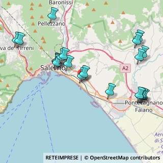 Mappa Via Petrone Carmine Antonio, 84129 Salerno SA, Italia (5.137)