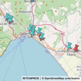 Mappa Via Petrone Carmine Antonio, 84129 Salerno SA, Italia (5.31818)