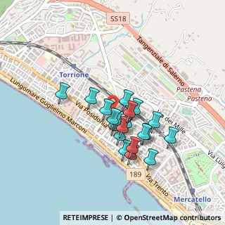Mappa Via Felice Cuomo, 84129 Salerno SA, Italia (0.366)