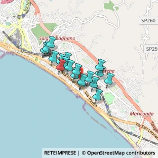 Mappa Via Felice Cuomo, 84129 Salerno SA, Italia (0.659)