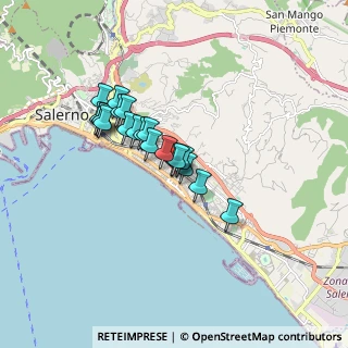 Mappa Via Felice Cuomo, 84129 Salerno SA, Italia (1.382)