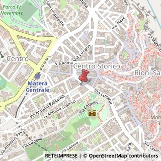 Mappa Via Antonio Passarelli, 7, 75100 Matera, Matera (Basilicata)