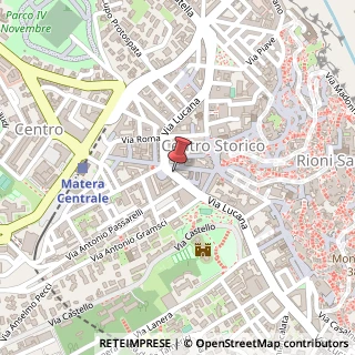Mappa Via Lucana, 65, 75100 Matera, Matera (Basilicata)