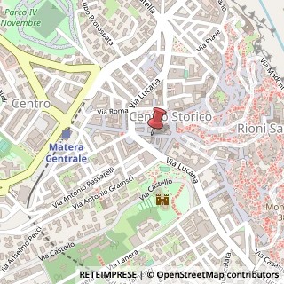 Mappa Piazza Ascanio Persio, box 24, 75100 Matera, Matera (Basilicata)