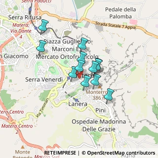 Mappa Piazza del Mulino, 75100 Matera MT, Italia (0.64917)