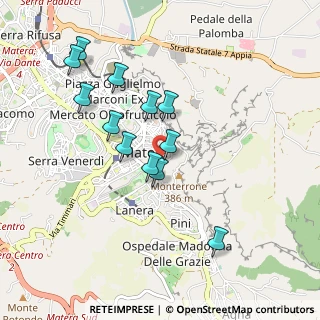 Mappa Via delle Beccherie, 75100 Matera MT, Italia (0.92667)