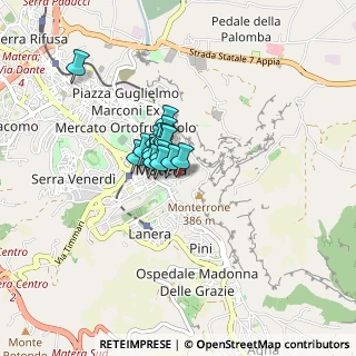 Mappa Via delle Beccherie, 75100 Matera MT, Italia (0.46313)