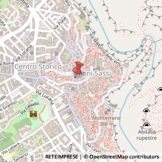 Mappa Via Sette Dolori, 62, 75100 Matera, Matera (Basilicata)