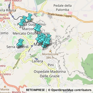 Mappa Piazza del Sedile, 75100 Matera MT, Italia (0.69176)