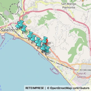 Mappa Via D'Allora, 84132 Salerno SA, Italia (1.54636)
