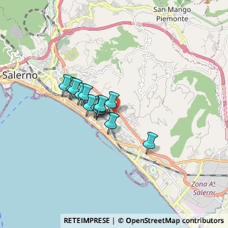 Mappa Via D'Allora, 84132 Salerno SA, Italia (1.24462)