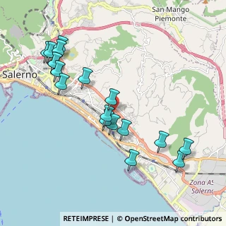 Mappa Via D'Allora, 84132 Salerno SA, Italia (2.325)
