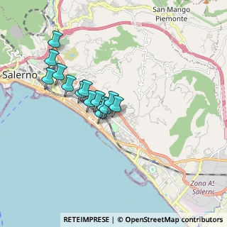 Mappa Via D'Allora, 84132 Salerno SA, Italia (1.53143)