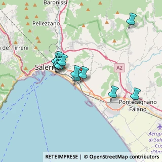 Mappa Via D'Allora, 84132 Salerno SA, Italia (3.25167)