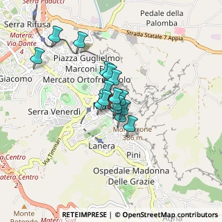 Mappa Palazzo INA, 75100 Matera MT, Italia (0.57)