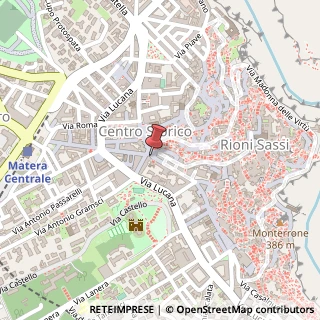 Mappa Piazza Vittorio Veneto, 3, 75100 Matera, Matera (Basilicata)